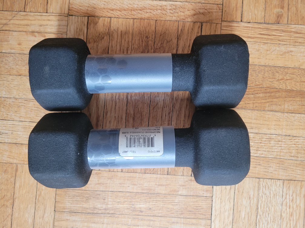 5 lbs Dumbells - Brand New thumbnail