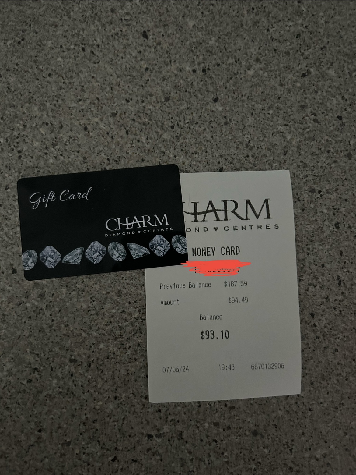 Gift Card to Charm