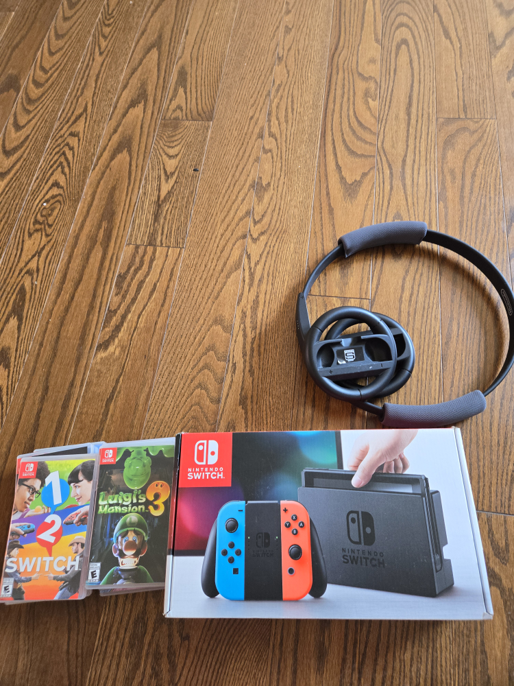Nintendo Switch -Original with accessories & games