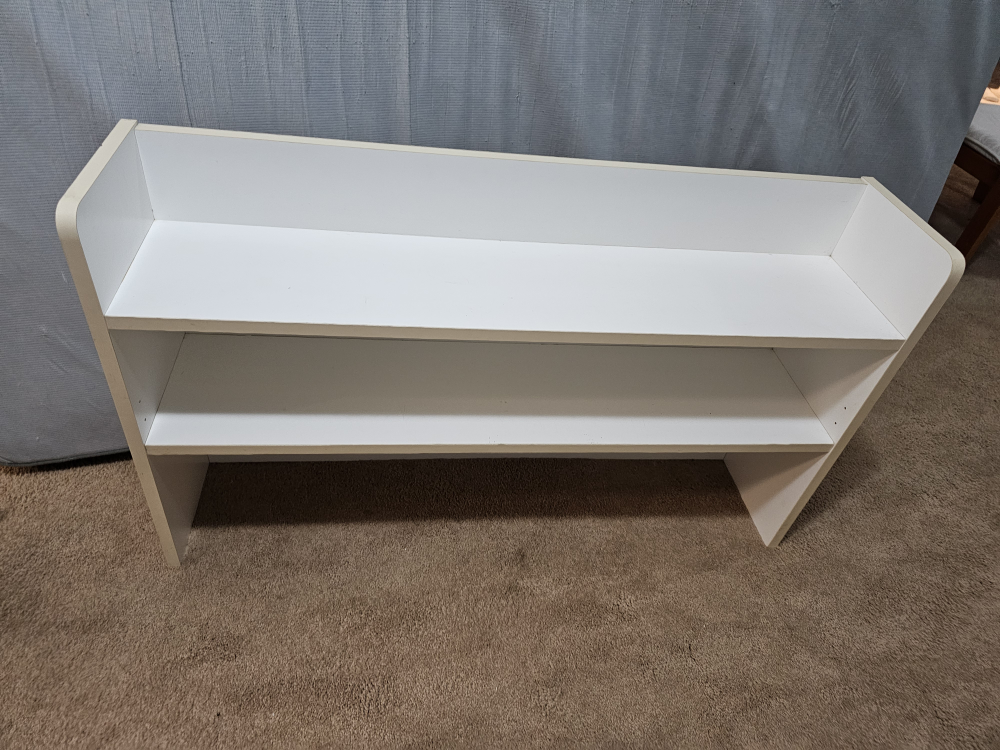 desk with bookshelf - photo 4