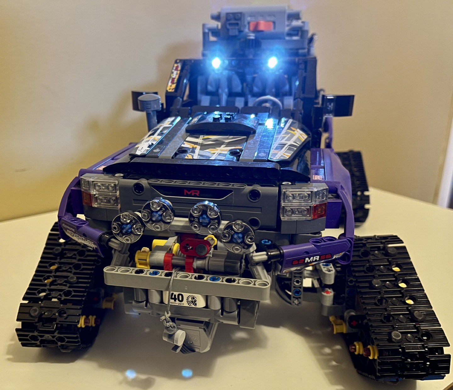 Lego Extreme Adventure Snowmobile + 2 Motor + lights image indicator(6)