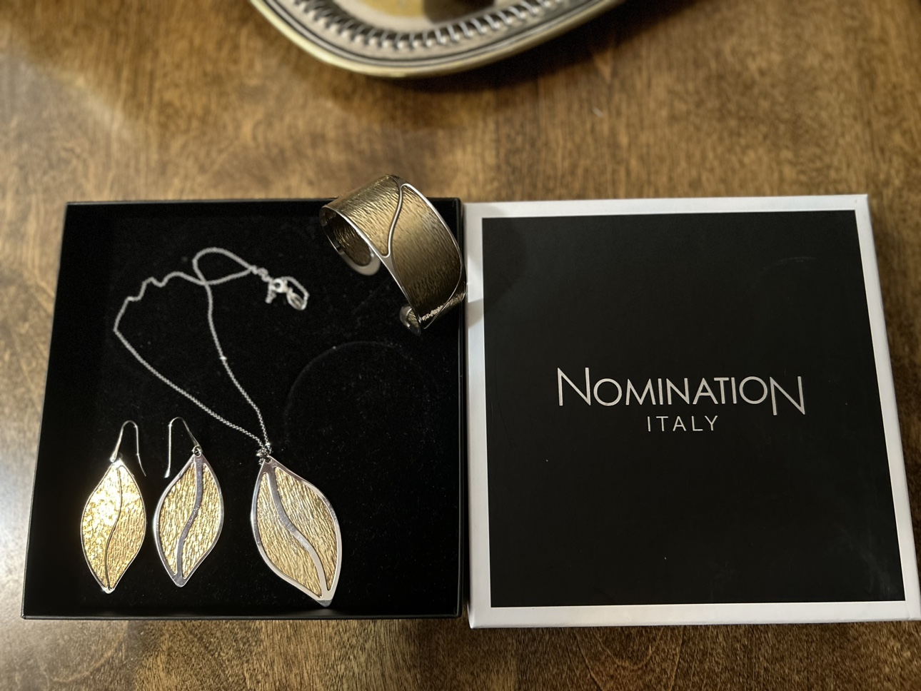 Italian jewelry 18k gold and silver set - photo 2
