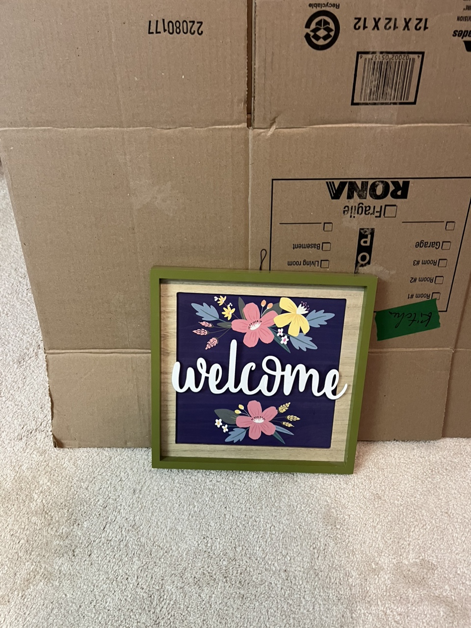 Welcome painting
