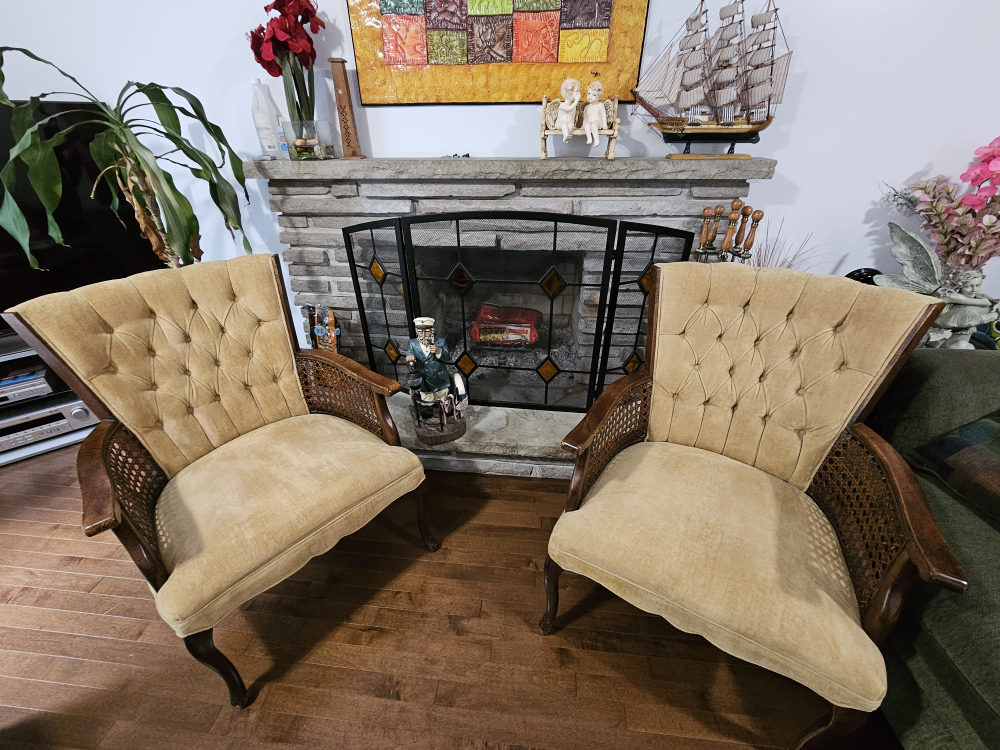 Pair of Upholstered Armchairs