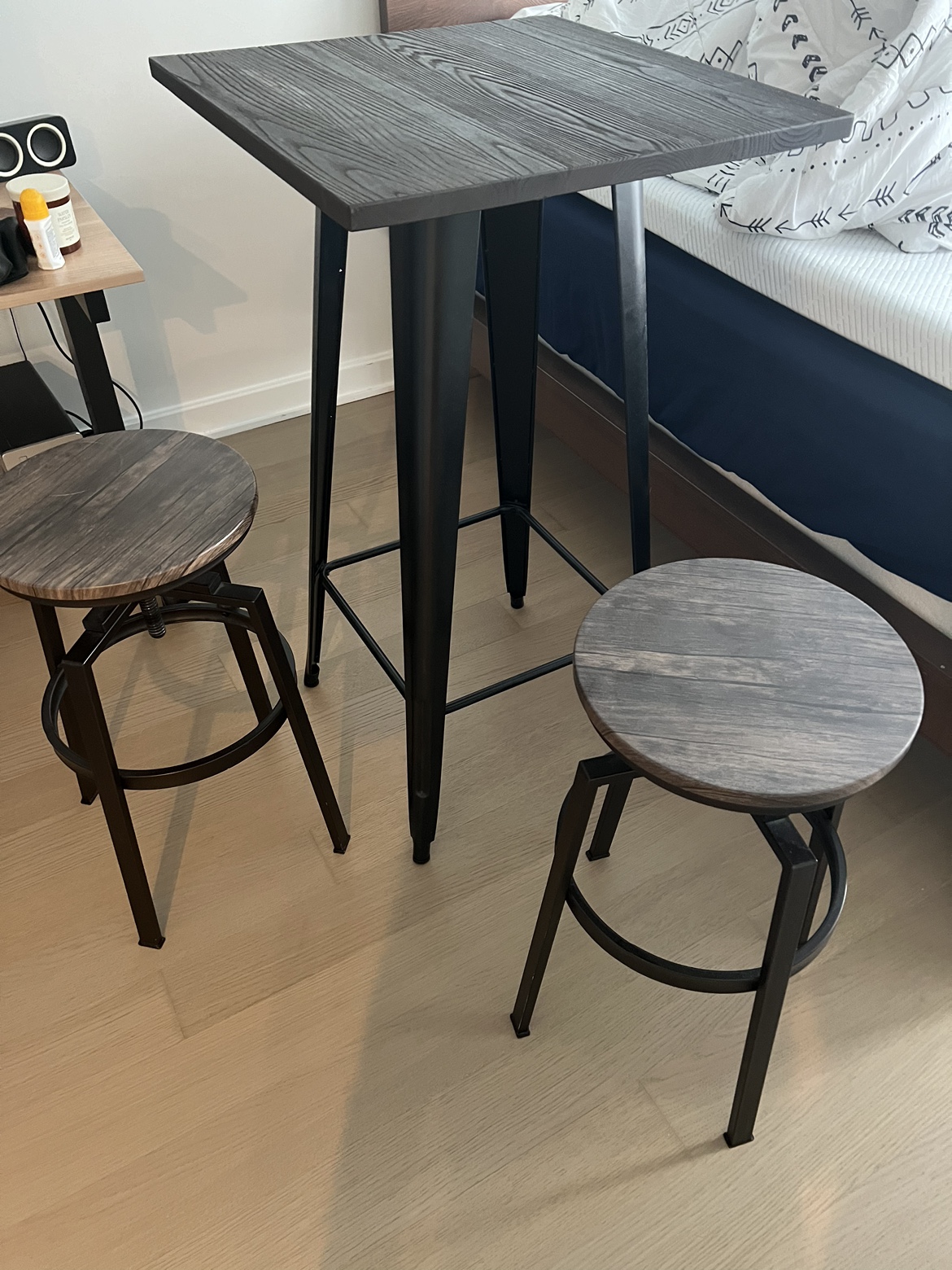 Bar Table and Two Stools