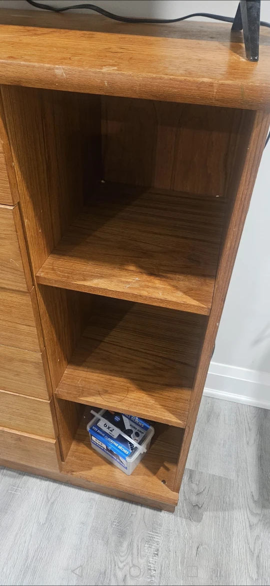 brown shelf with 6 drawers URGENT image indicator(2)