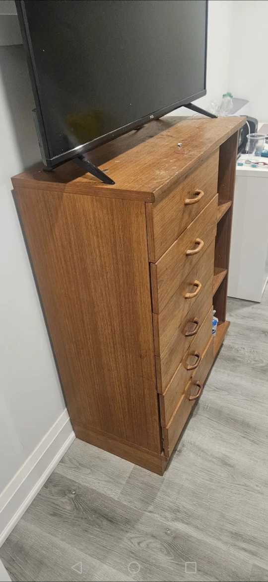 brown shelf with 6 drawers URGENT image indicator(3)