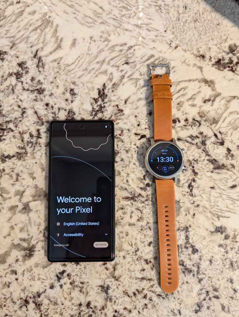 Google Pixel 6A 128GB with Motorola Watch 150 - photo 2