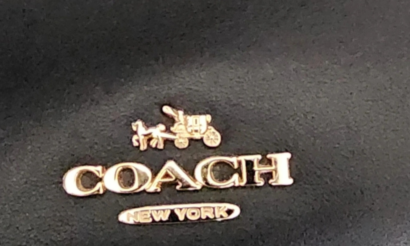 Leather Coach purse. image indicator(4)