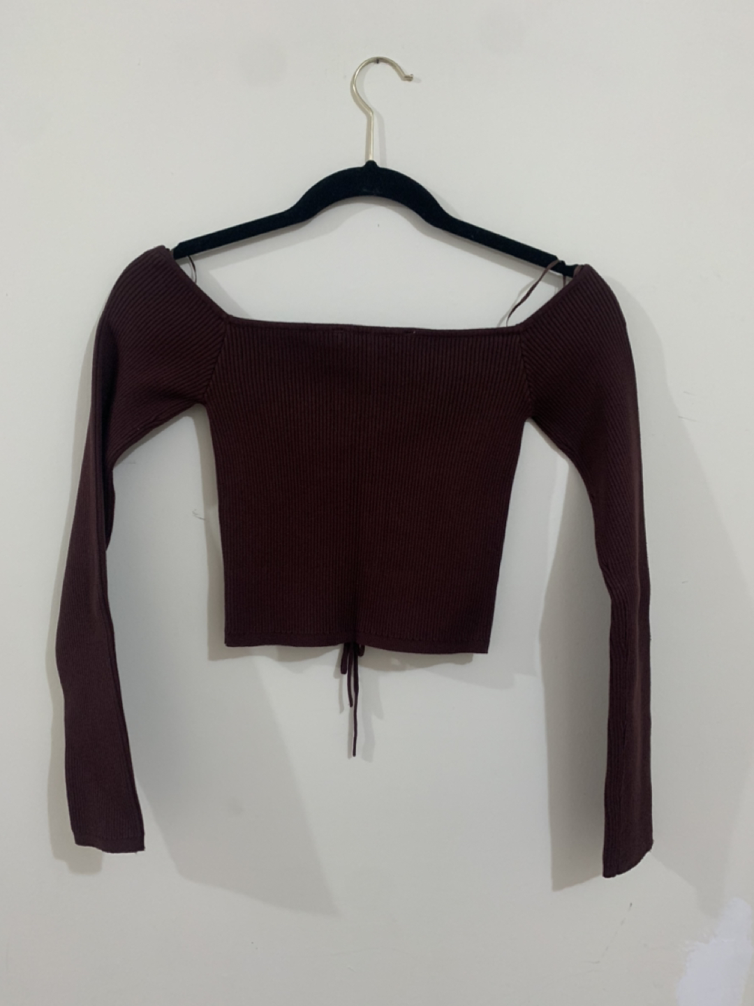 Zara Crop Fitted Top - sz M ⚽️ image indicator(2)