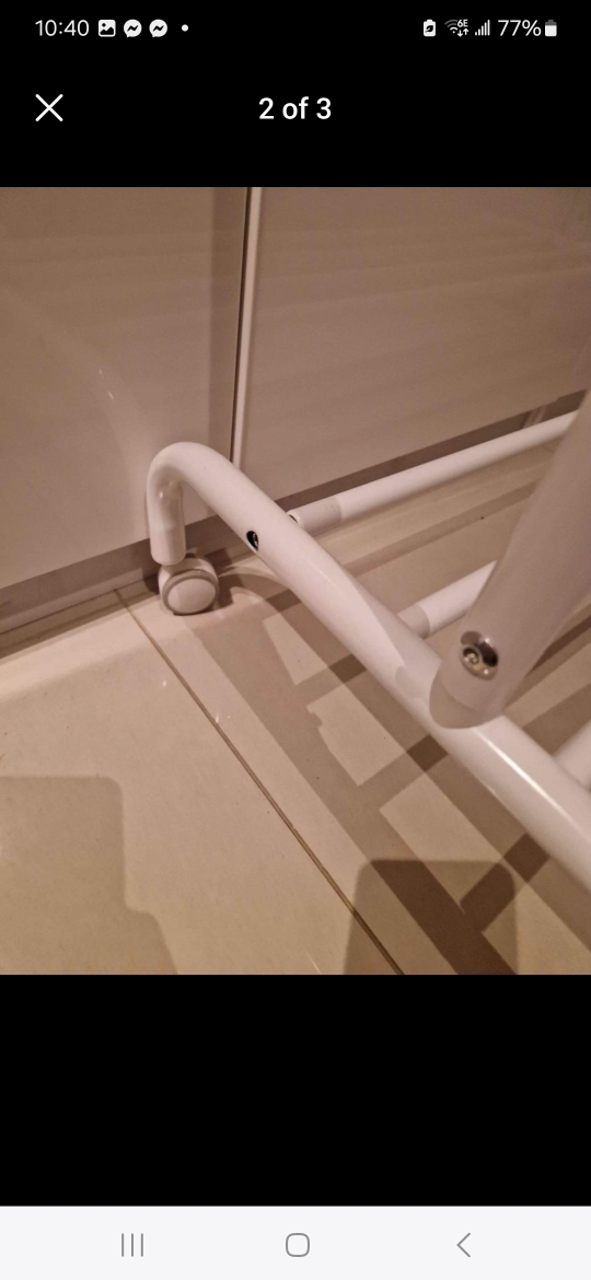 Ikea RIGGA Clothes rack Width:43 3/4 image indicator(5)