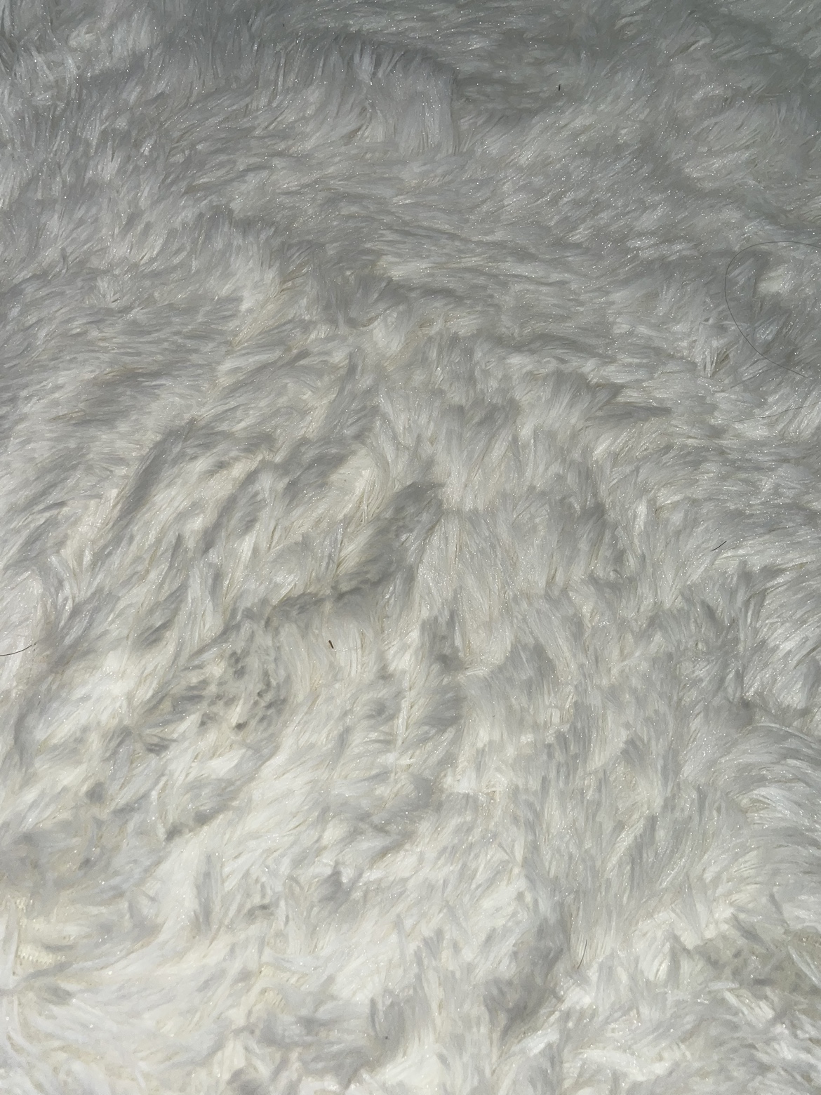 White plush rug - photo 2