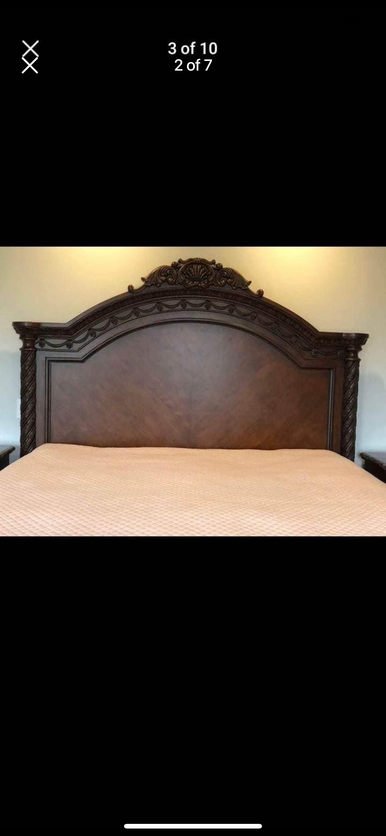 Real wood Bedroom set with mattress - photo 2