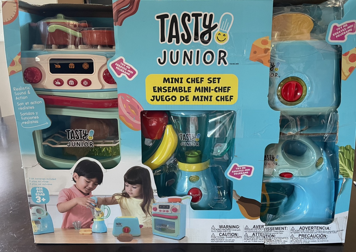 Tasty Junior mini chef set - 4 in 1 with 13 accessories 🎄 thumbnail