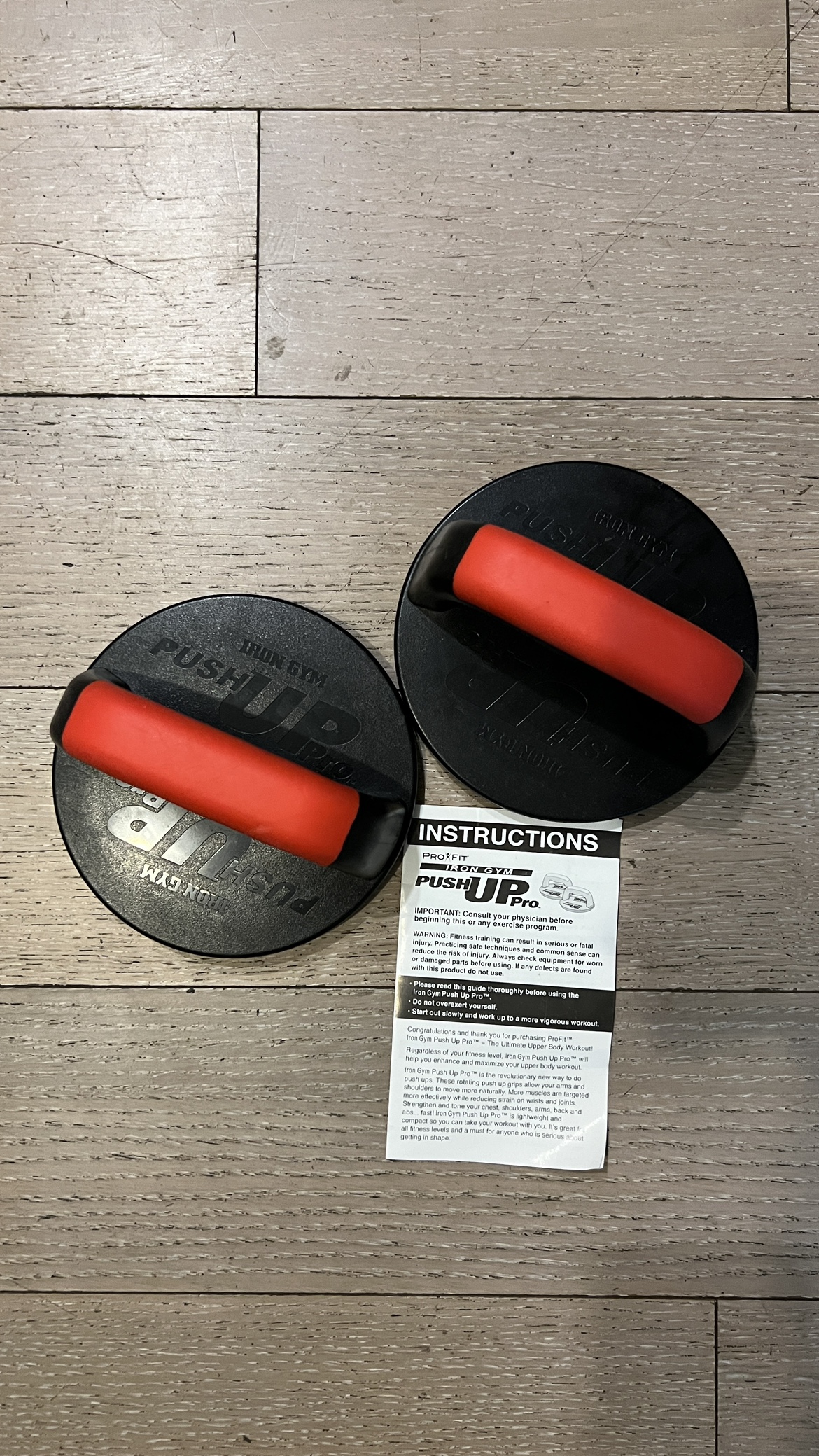 Iron Gym Rotating Push Up Grips