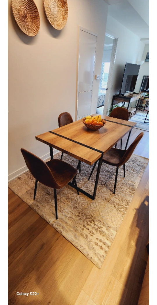 Dining table with 4 chairs - photo 2