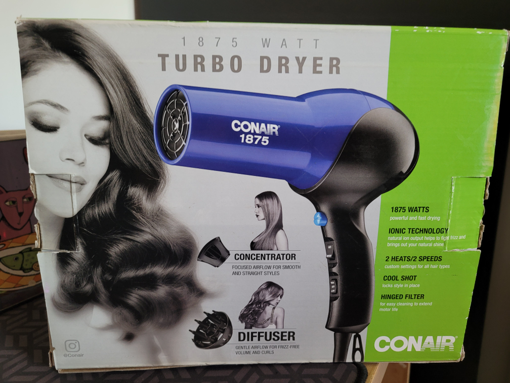 Conair turbo hair dryer image indicator(2)