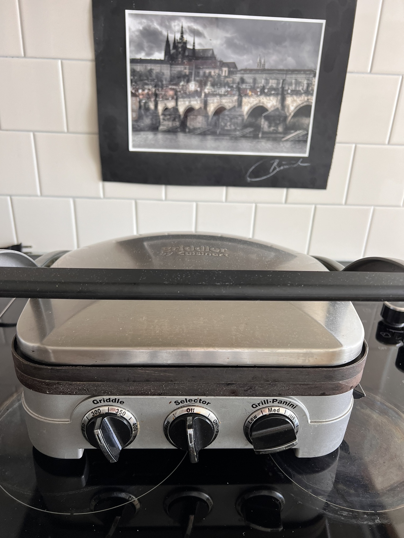 5-IN-1, GR-4NP1 Cuisinart Panini Press, Stainless Steel Griddler
