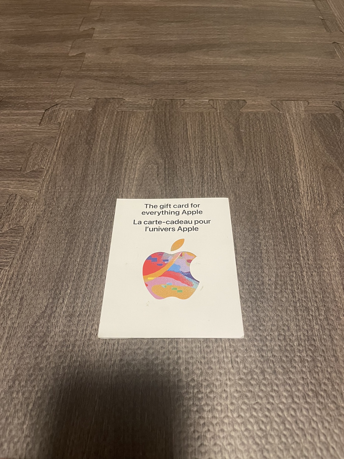 Apple 100$ gift card