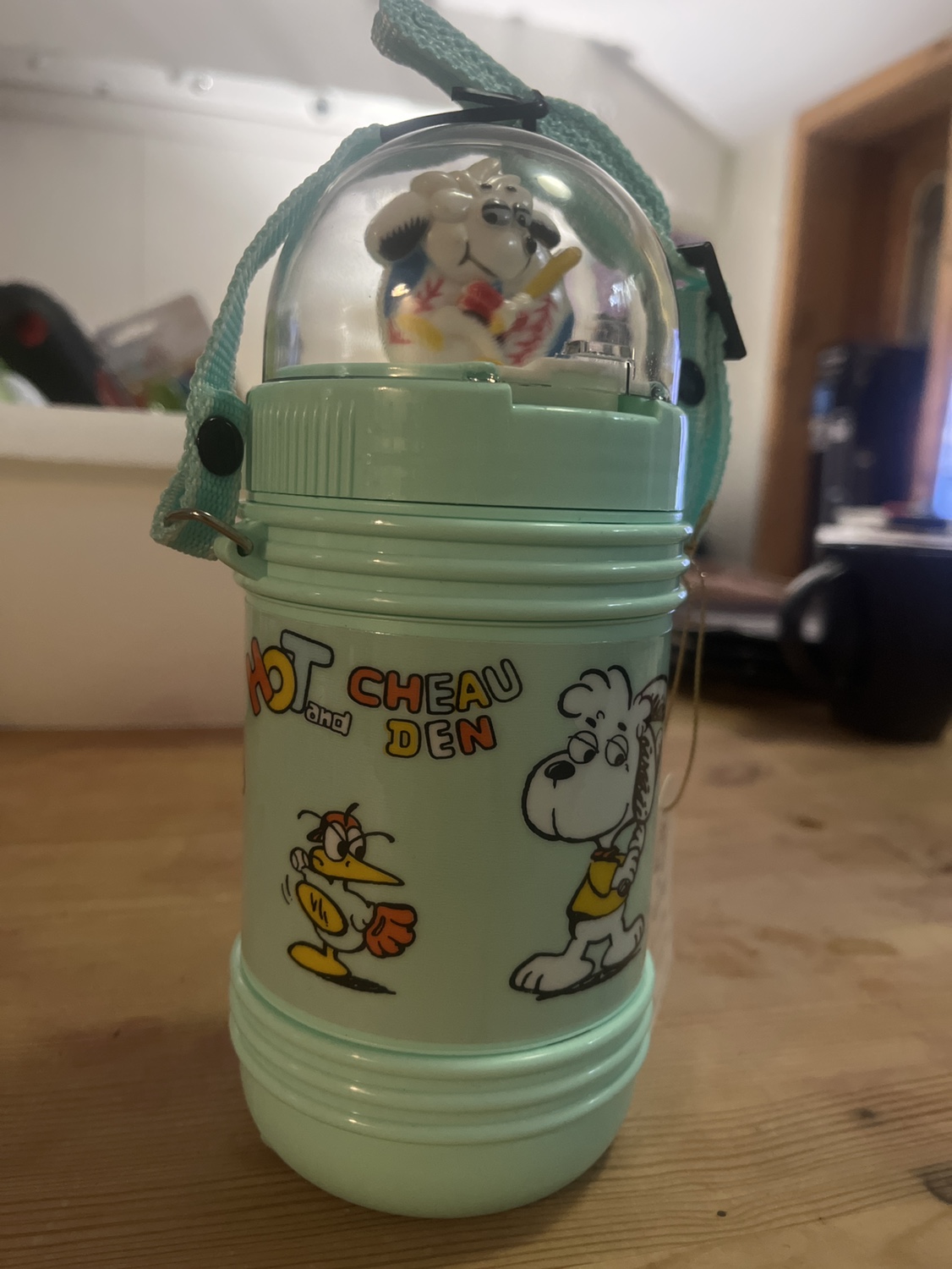 Brand new thermos with spoons & straws thumbnail