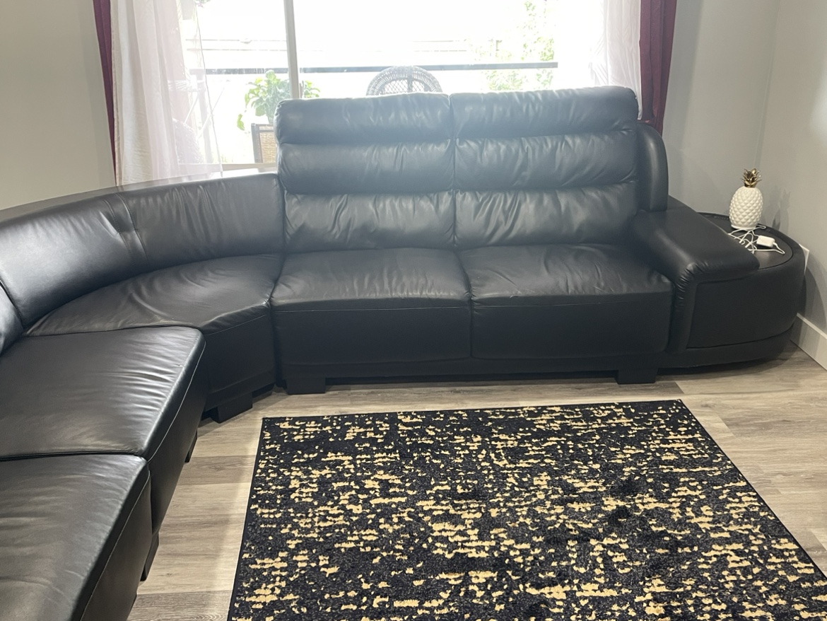 Genuine Leather couch - photo 3