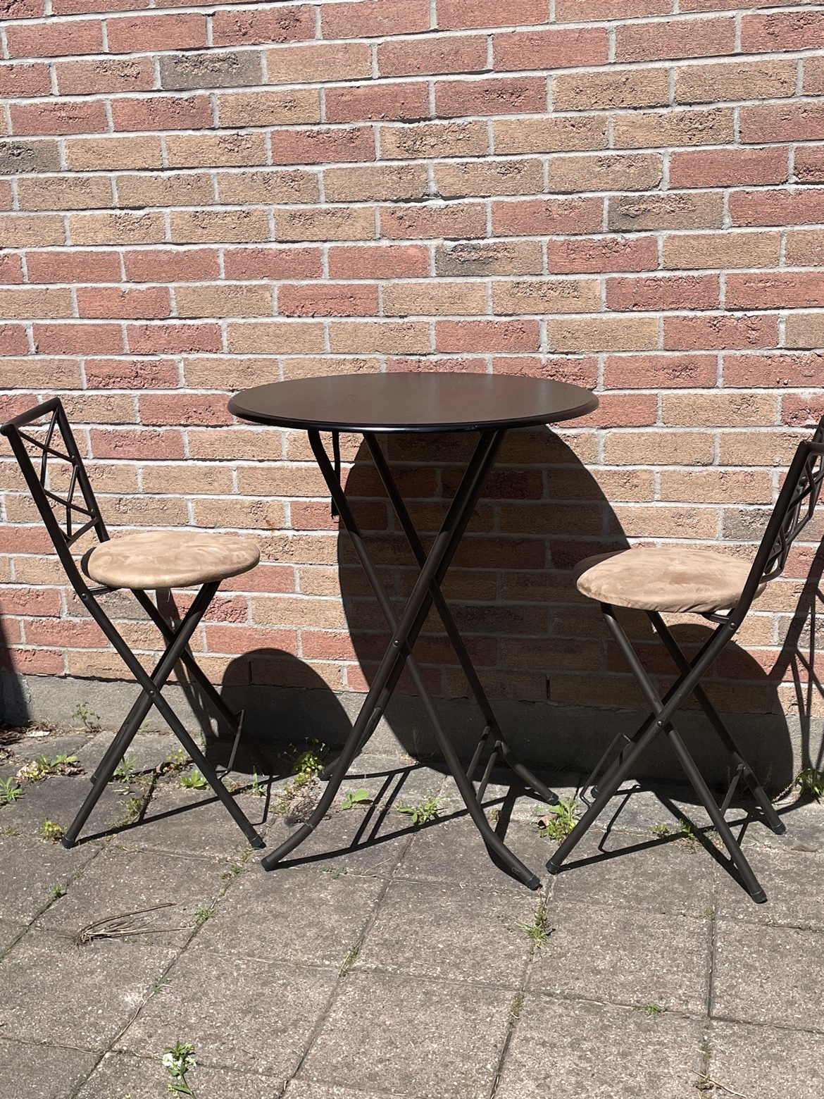 Dining or coffee table with 2 chairs - photo 2