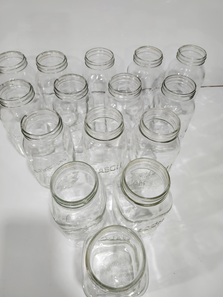 Set of 15  Mason Jars clean  32 Oz /946 ml  10/ 10 condition image indicator(4)