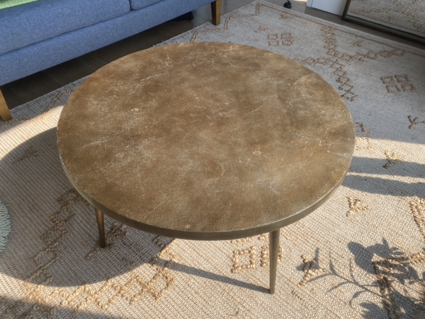 Bronze west elm coffee table - photo 4