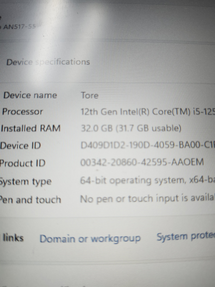 Gaming Laptop NITRO AN517-55 - photo 4