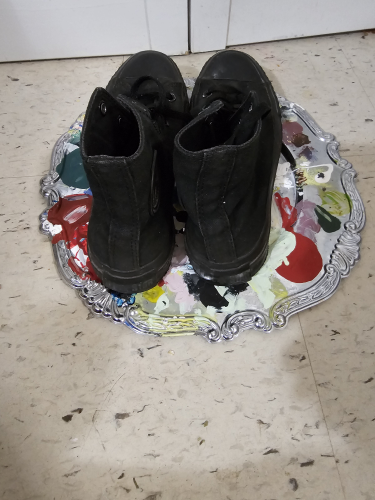 All Star Chuck Taylor High Tops Vintage Canvas All Black Unisex - photo 3