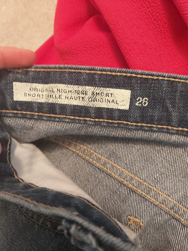 GAP original high rise jean shorts, size 26 image indicator(6)