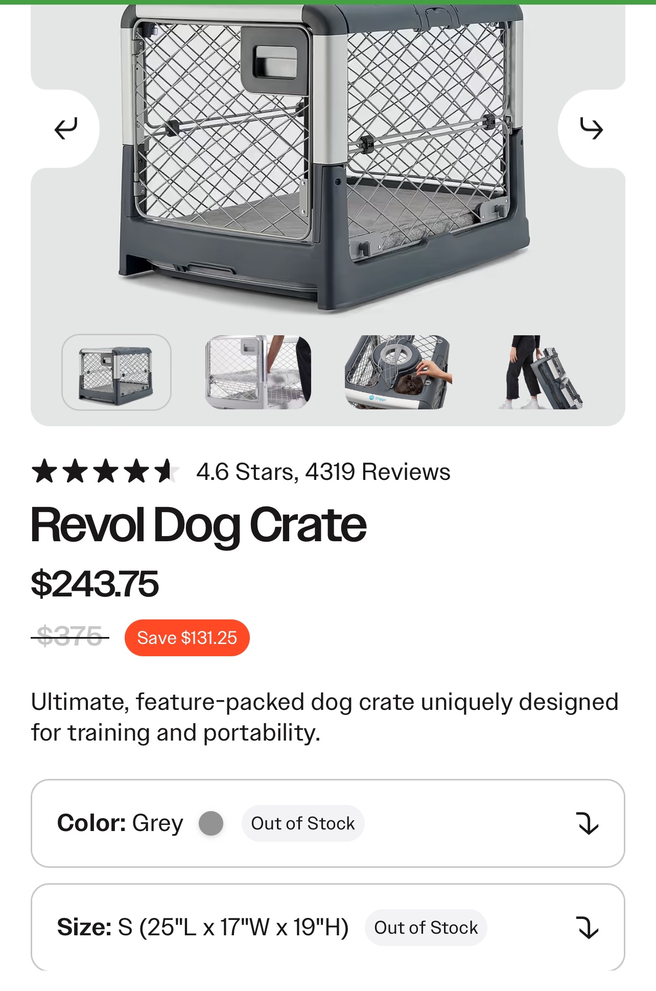Diggs Revol Dog Crate - photo 5