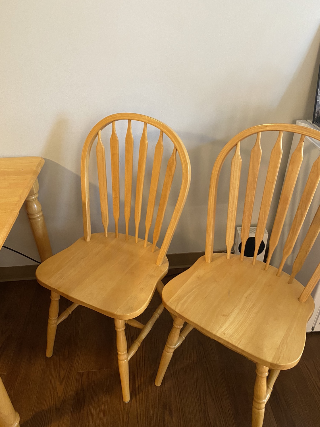 Wood Dining Table With 4 Chairs - photo 4