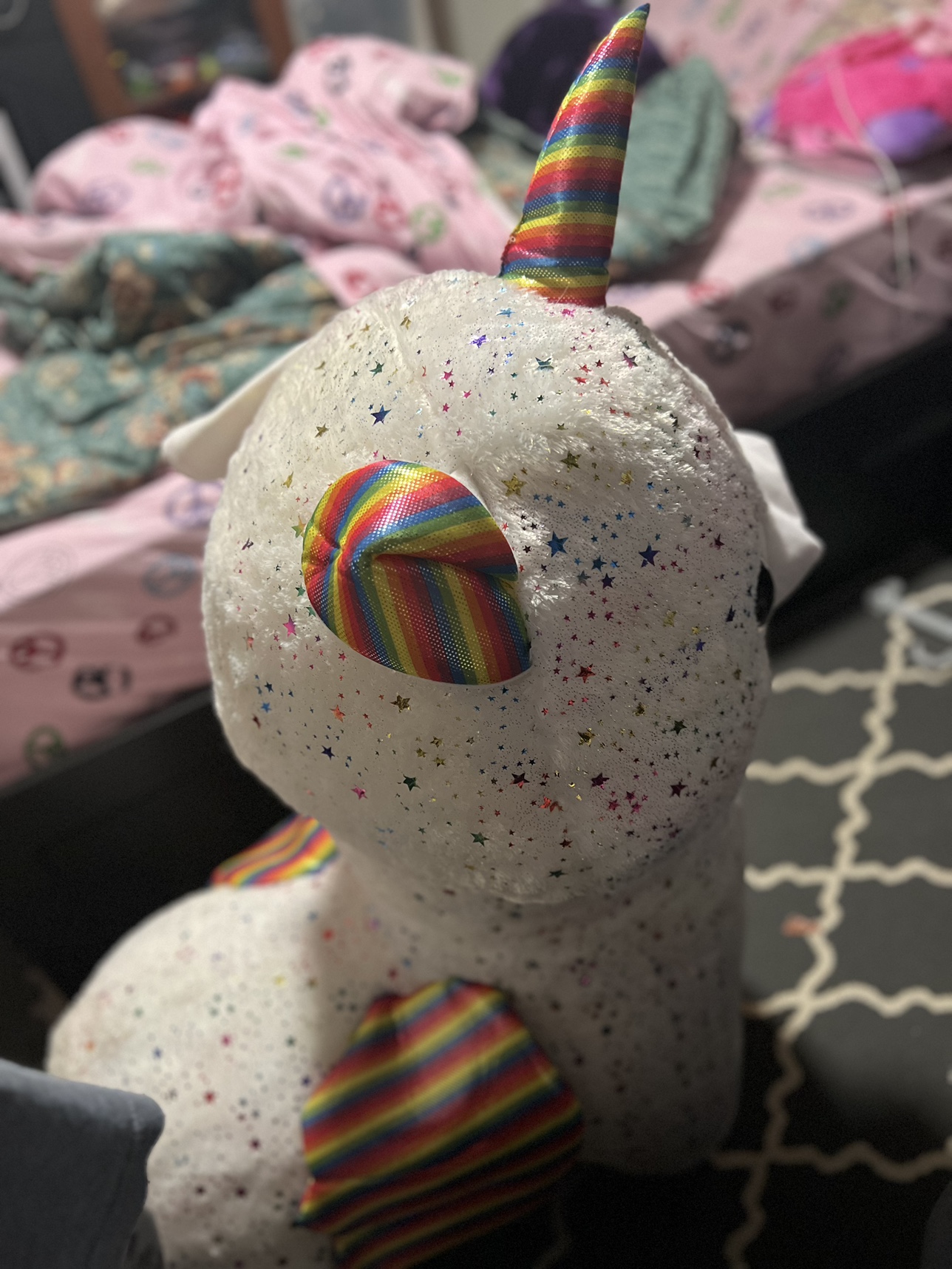 Large Sitting Unicorn Plush - photo 5