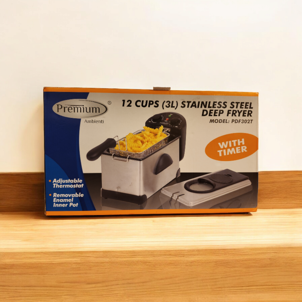 Premium Ambienti Stainless Steel Deep Fryer