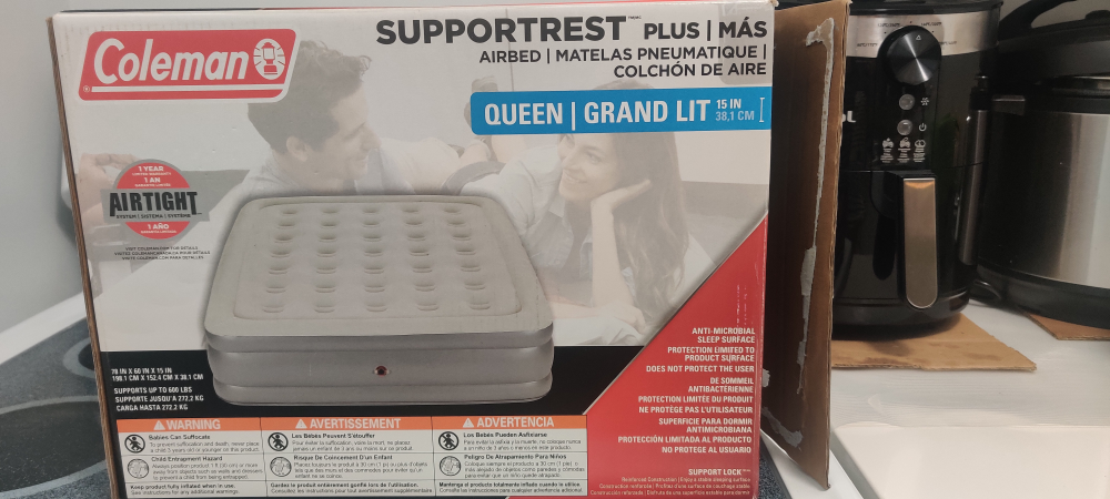Airbed Queen 15" + Air Pump Coleman