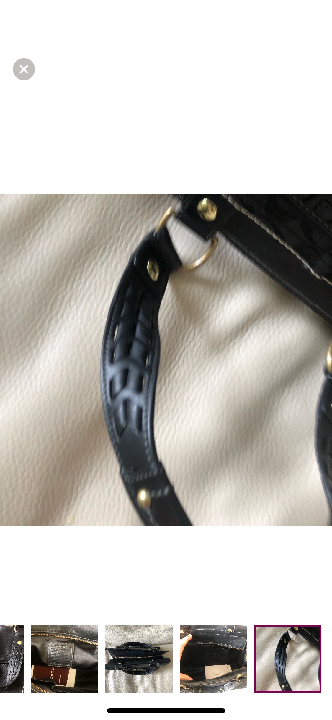 COACH LEATHER BAG image indicator(6)