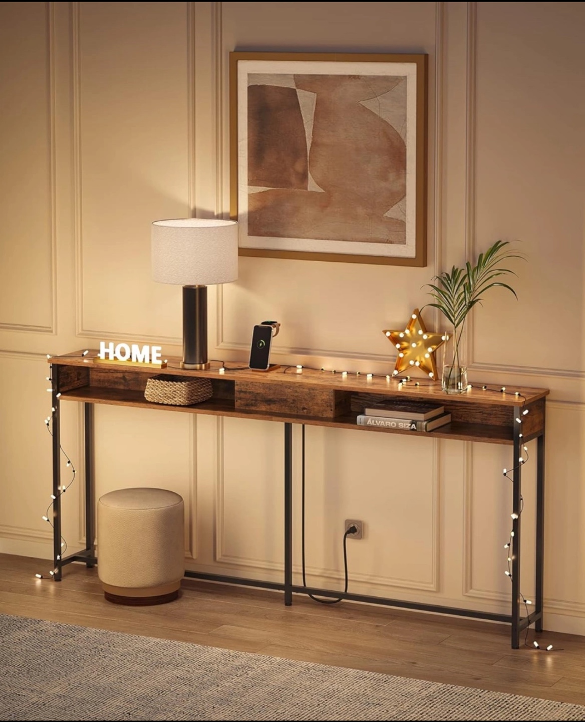 Desk - rustic brown - 70 inch