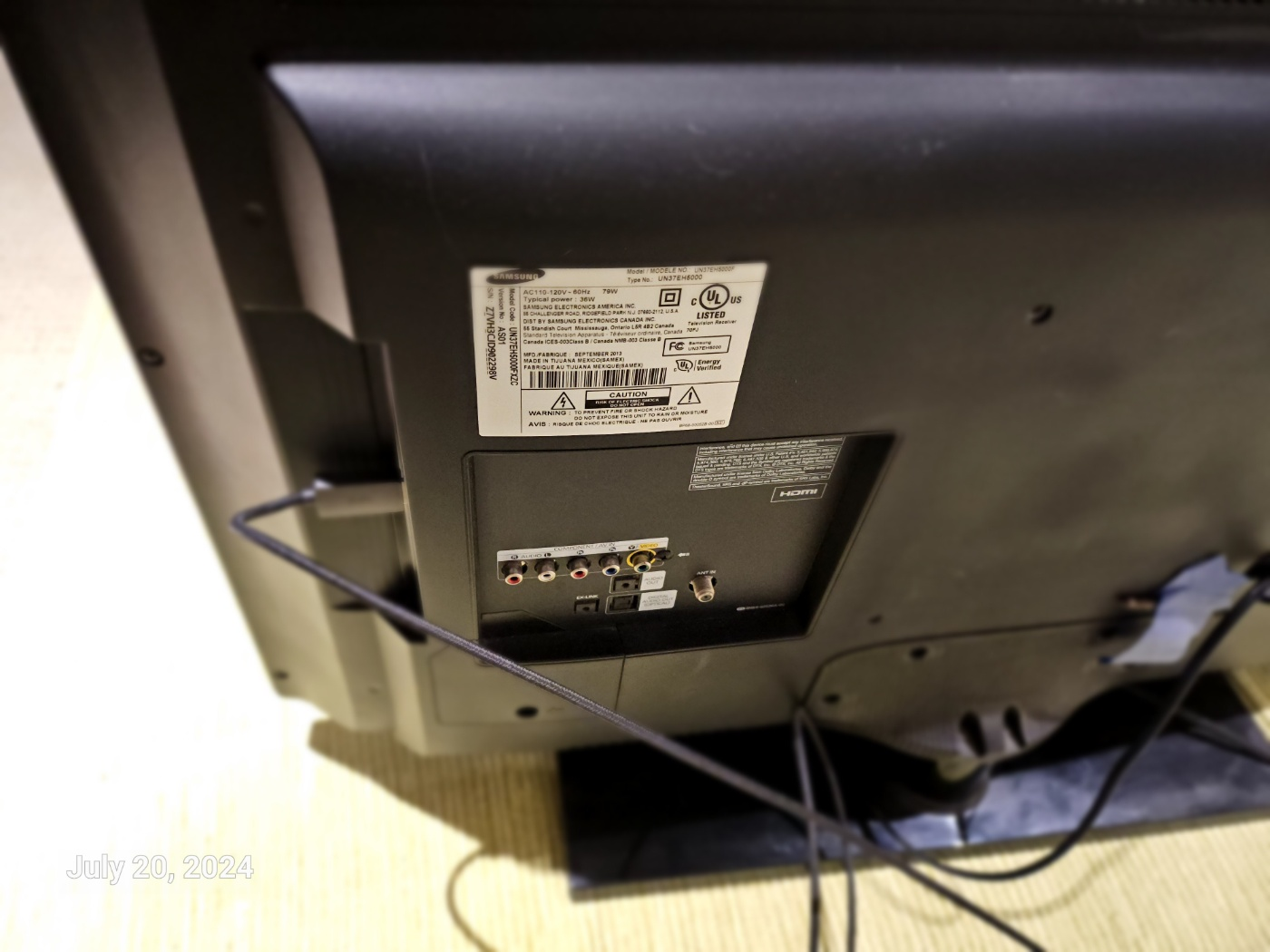 Samsung TV 37 inch image indicator(4)