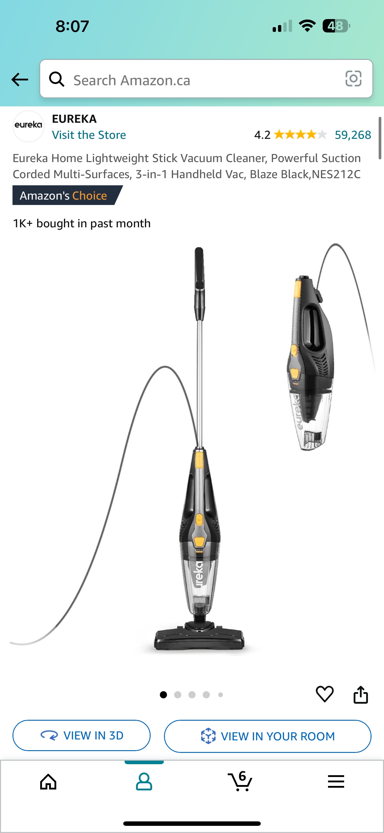 Small Vacuum