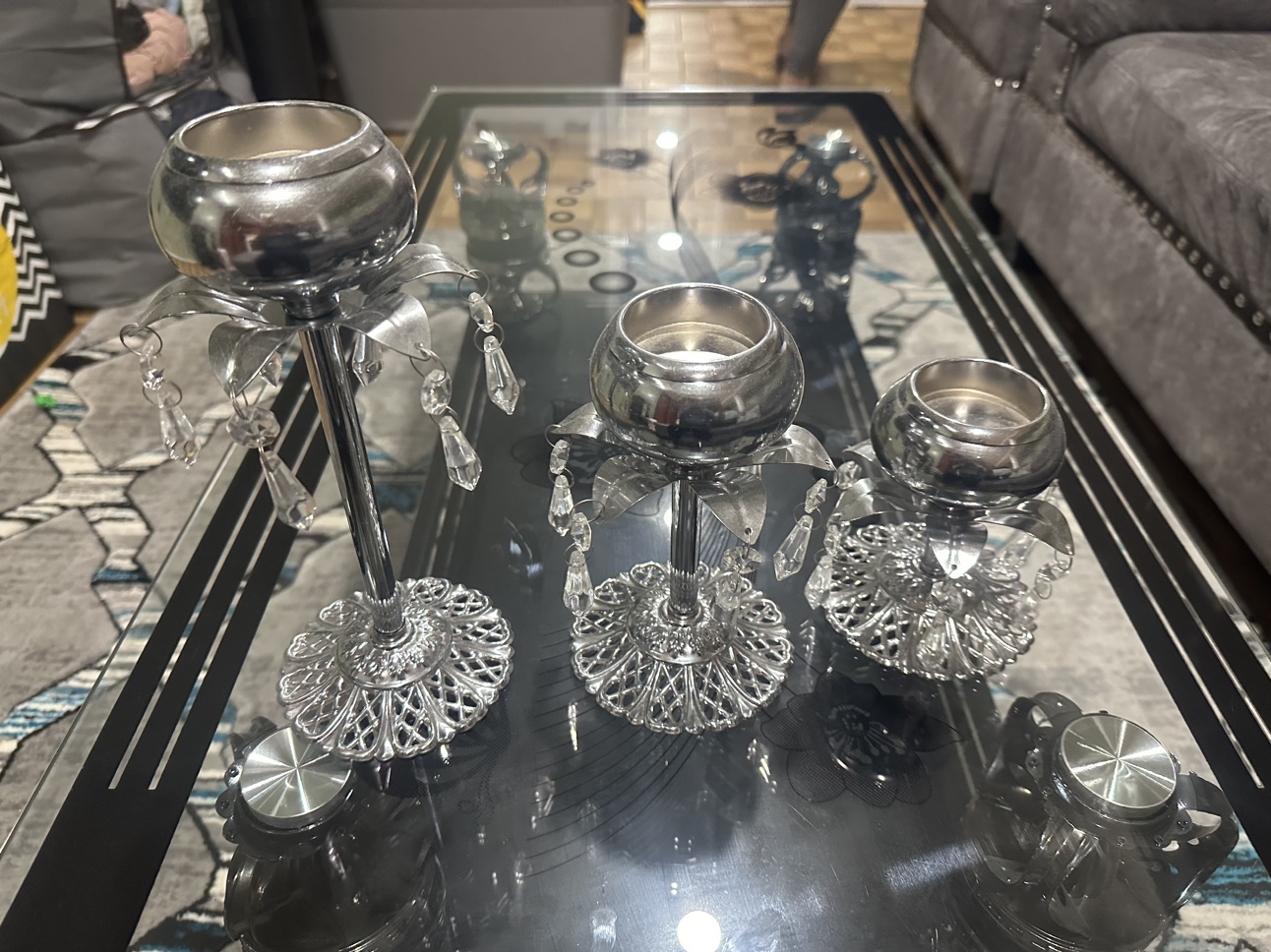 3 pieces of candle Stan