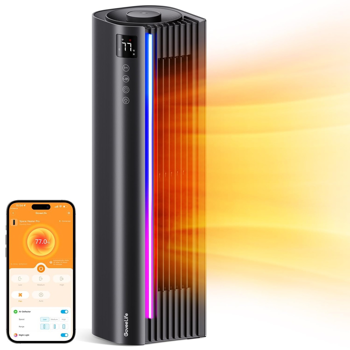 New 20" GoveeLife Space Heater with Thermostat
