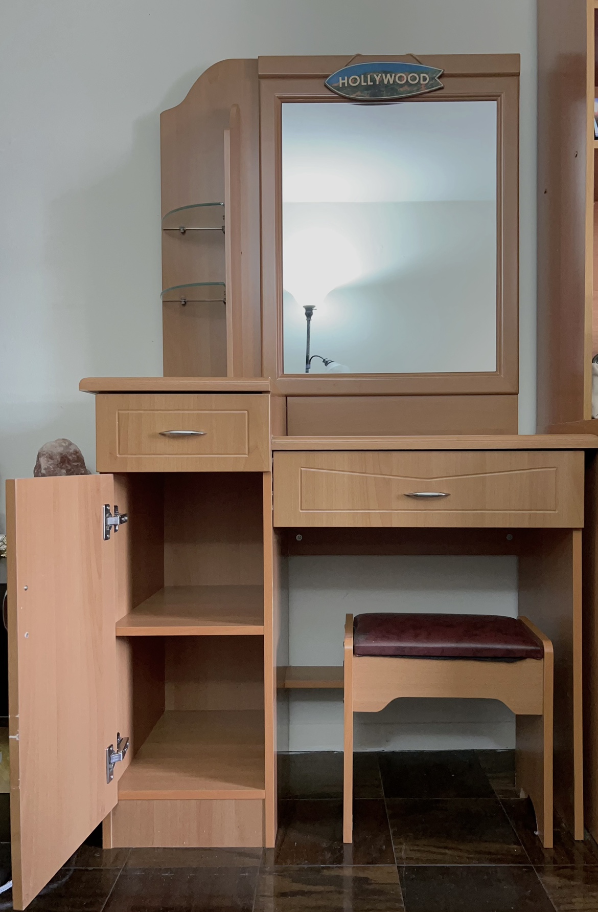 Make up vanity desk with chair - photo 2