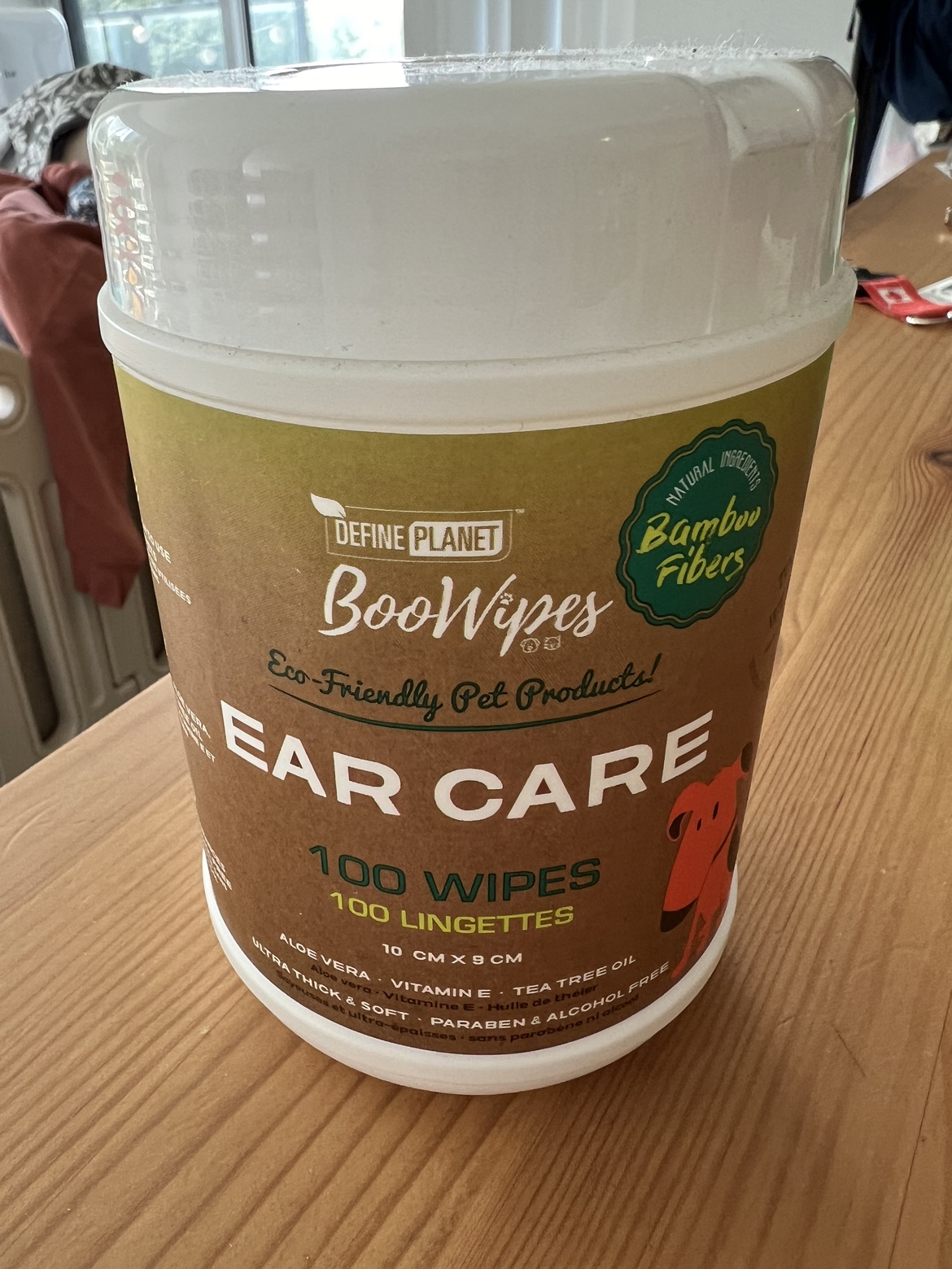 Pet ear care wipes