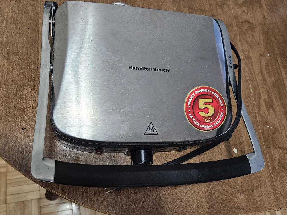 Hamilton Beach Panini maker and grill