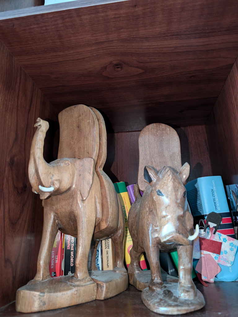 South African hand carved book end sculptures image indicator(2)