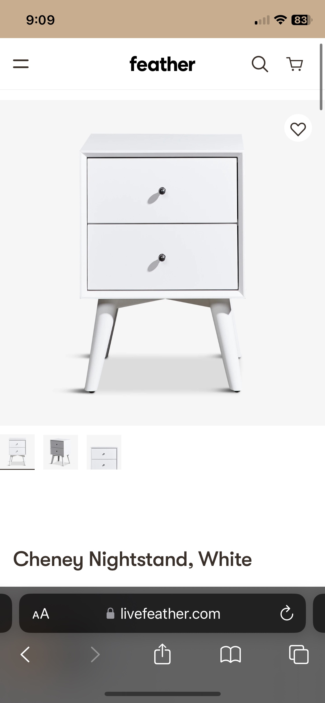 *Moving Sale* Cheney Nightstand