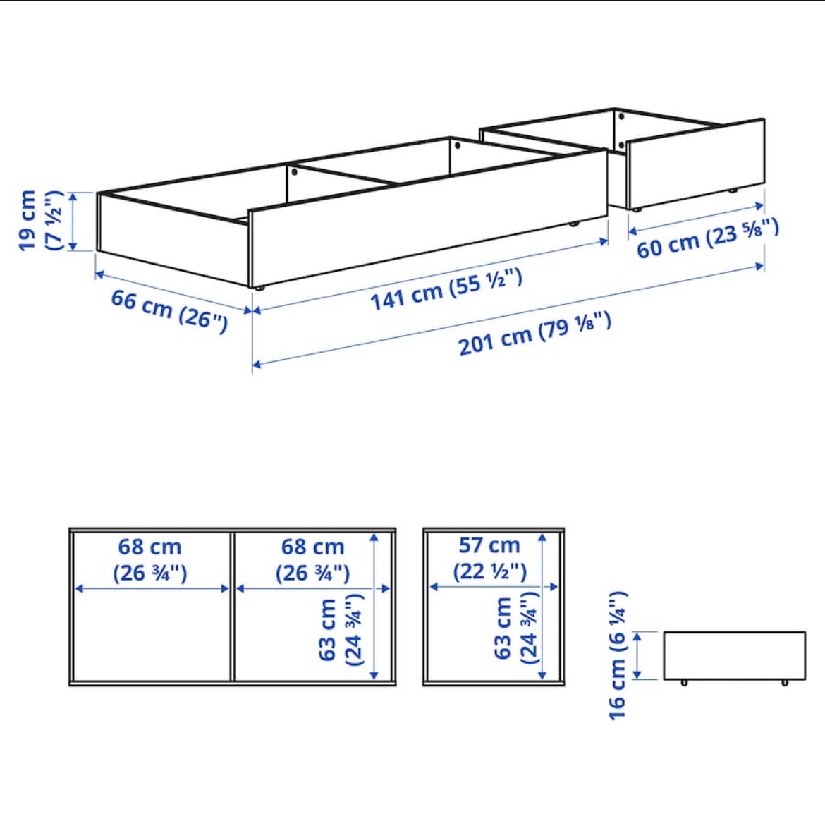 IKEA BED - QUEEN SIZE - photo 5