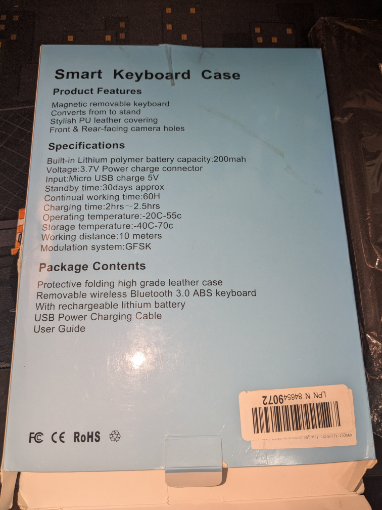 Ultra-Thin Smart Keyboard Case for iPad Pro, Wireless Bluetooth - photo 5
