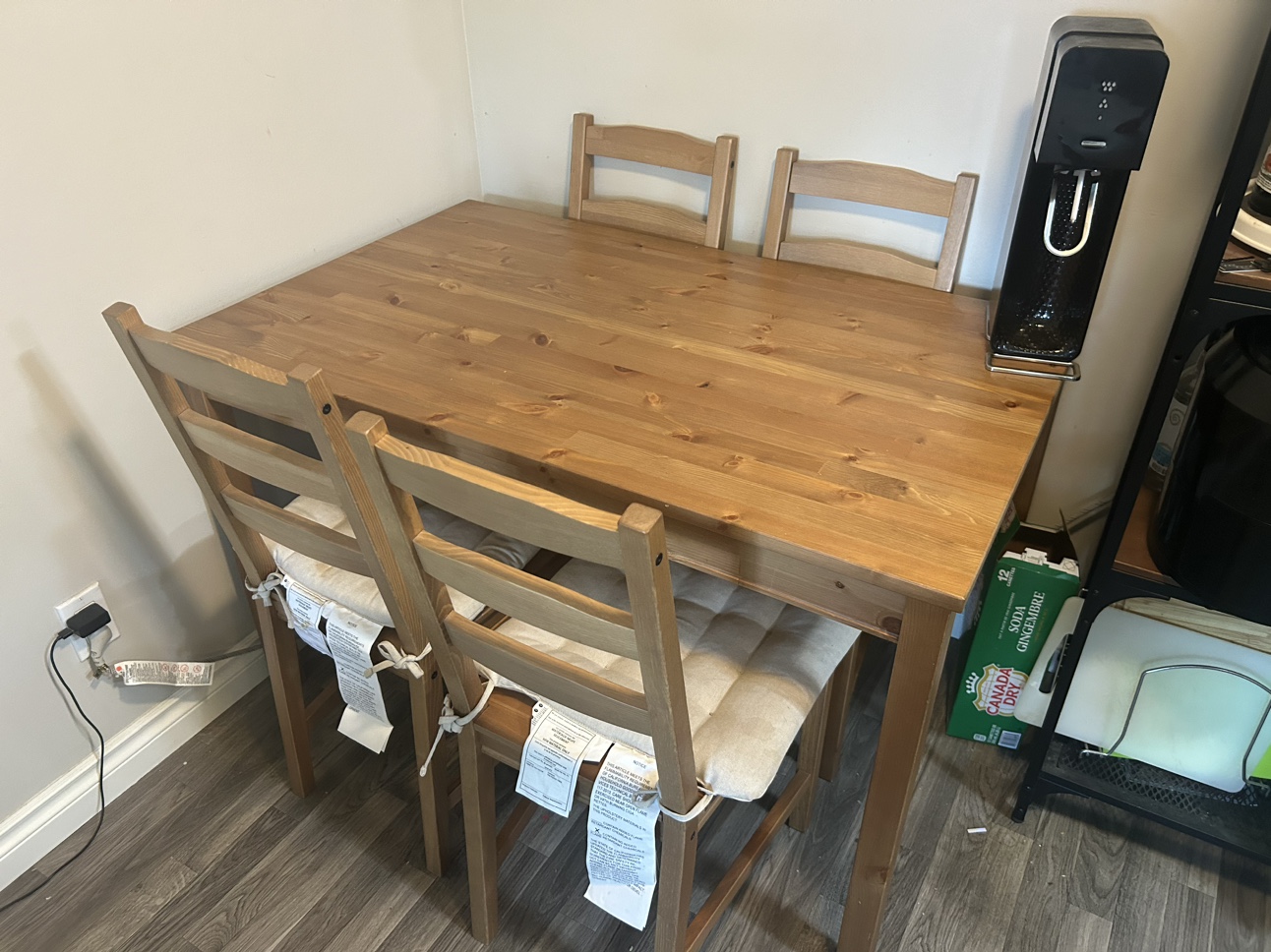 IKEA Table with for chairs - photo 3